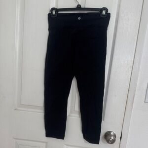 lululemon athletica Black Leggings Capri
